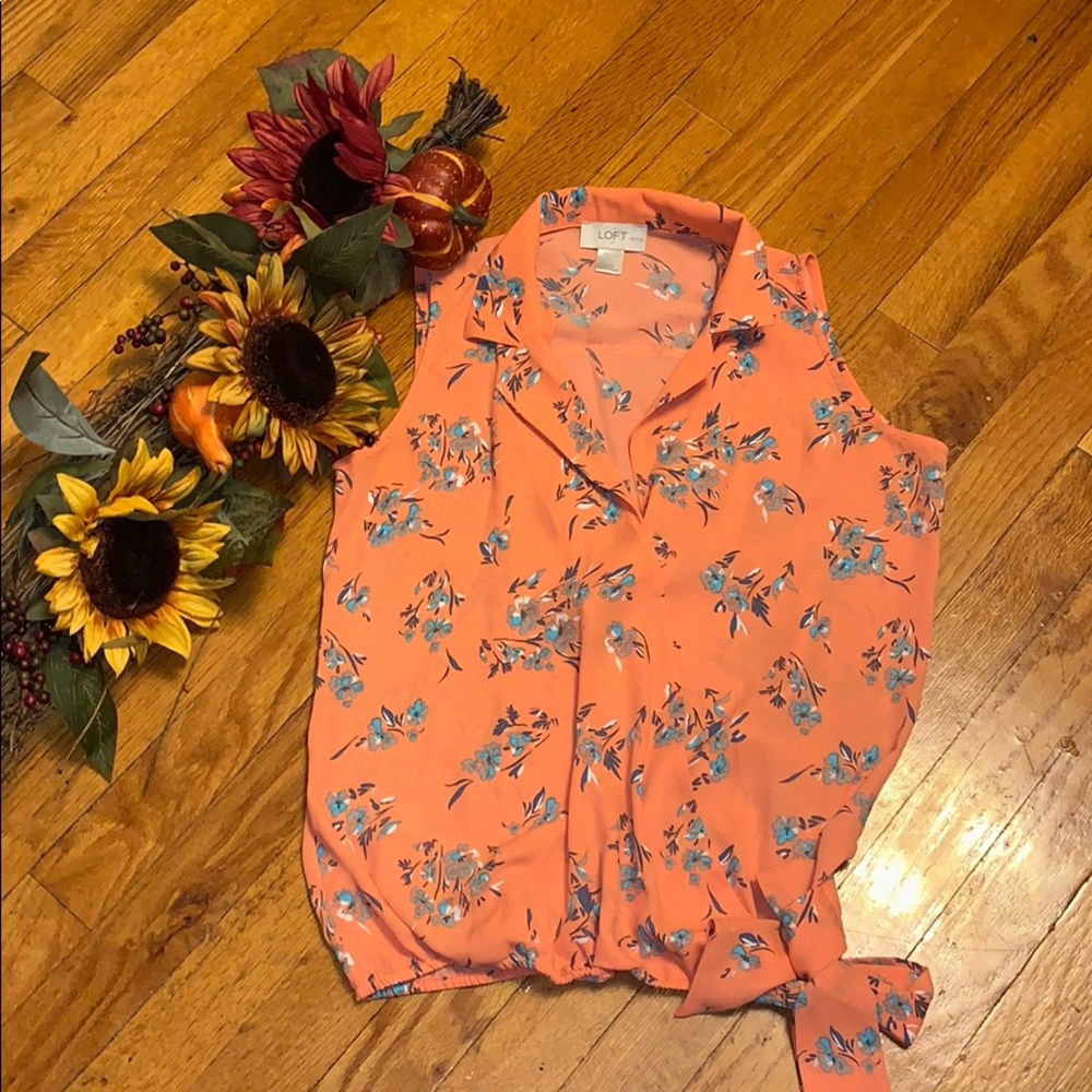 Sleeveless Ann Taylor Loft blouse